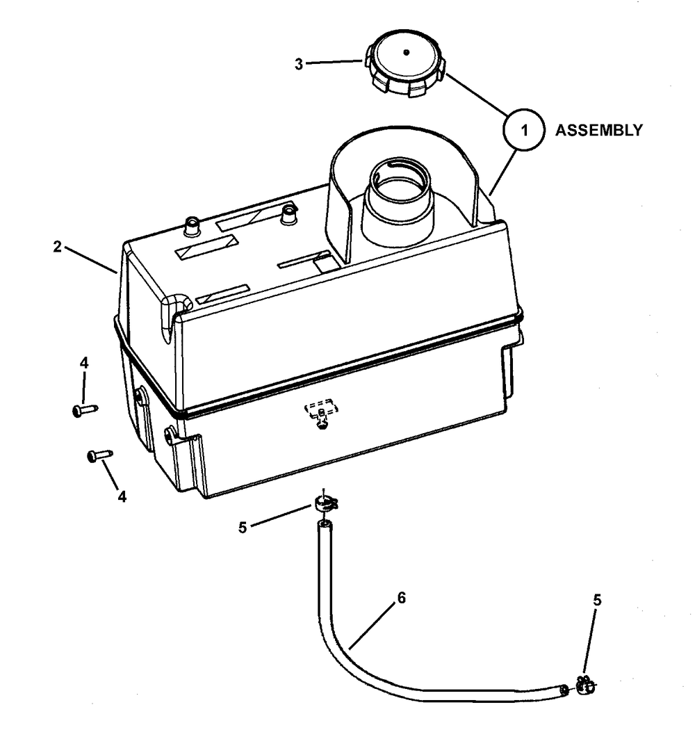 Fuel Tank Group Diagram and Parts List for 7800370-FLT185420 2008 Briggs and Stratton Lawn Tractor
